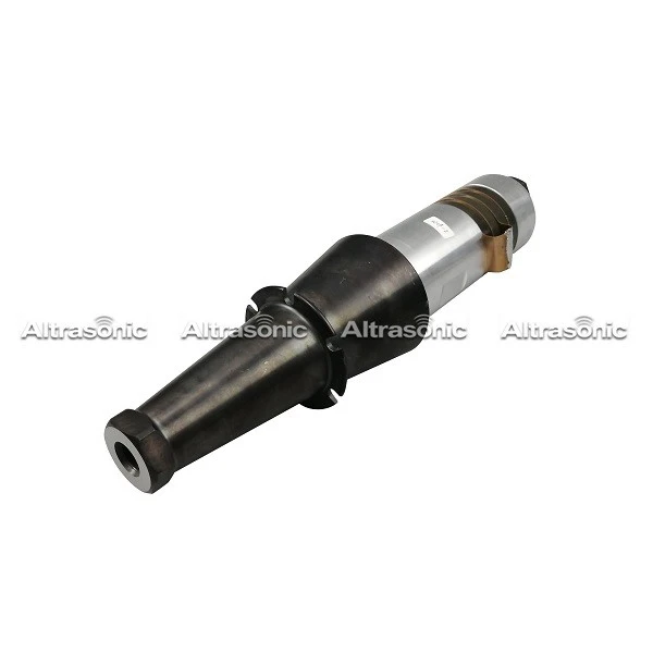 Medical Face Mask Machinery Of 15kHz Ultrasonic Transducer With Booster